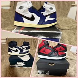 Bundle of 3 New Nike Jordan Sneakers