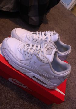 white air max 90s size 9.5