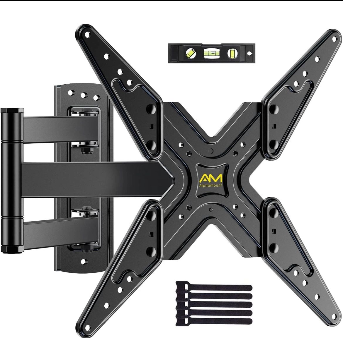 Tv Mount, Full Motion Tv Wall Mount Swivel and Tilt for 26-60 Inch Tvs & Monitor