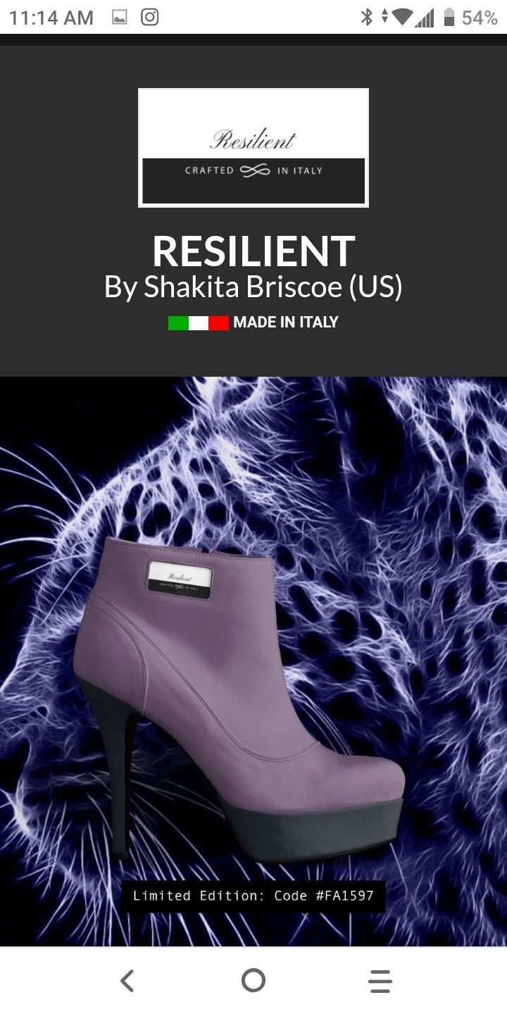 Purple Leather Wedge Pump Heels