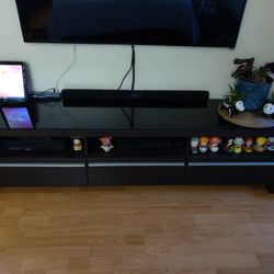 TV Television Console Table Stand And Entertainment Center