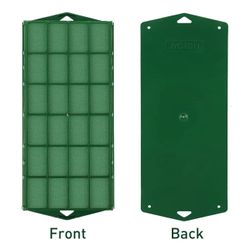 12 Packs Floral Foam Cage Rectangle Flower Cage Holders with Floral Foam Floral Arrangement Supplies for Fresh Flowers, Home Weeding Decorations, 11.8