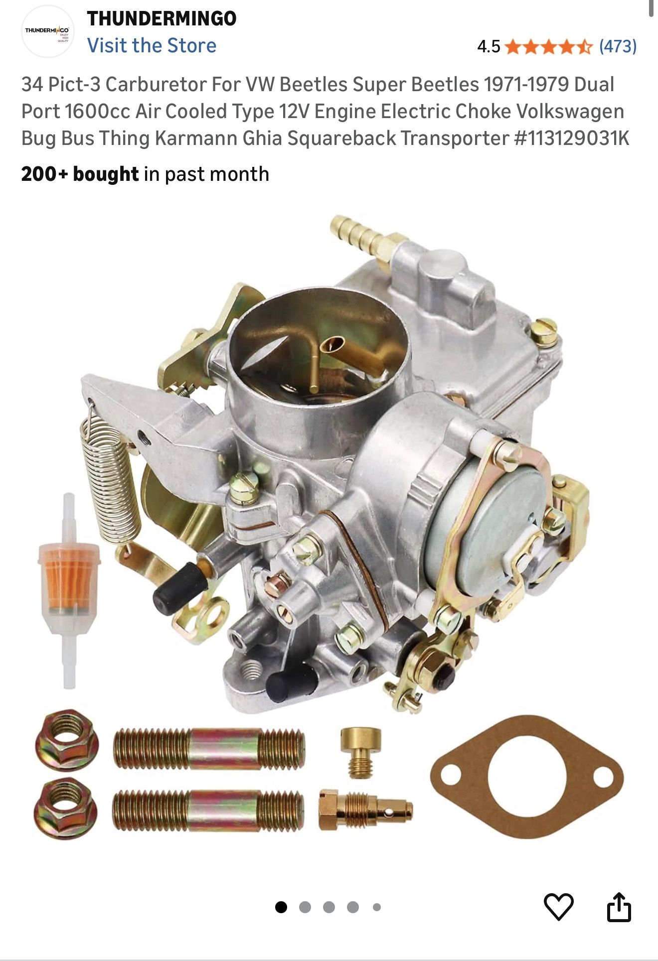 Thundermingo Carburetor 11(contact info removed)K