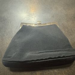 Brand new black Liz Claiborne clutch 100% polyester 