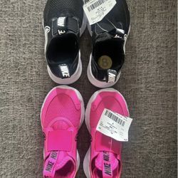 Pink & Black Nike Shoes Kids