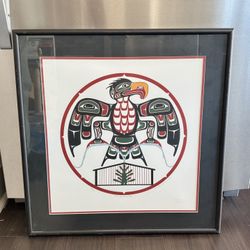 Signed Framed Native American Art