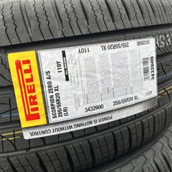 PIRELLI SCORPION ZERO ALL SEASON 255/55R20 TIRES FOR SALE!!!!!
