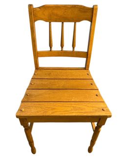 Vintage 1980’s Real Wood Chair