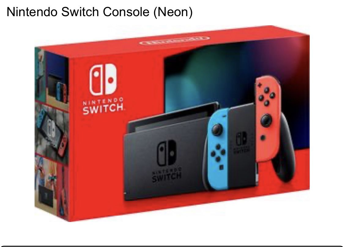 Nintendo switch. Brand new.