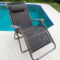 Patio Chair Bliss Hammocks Adjustable Zero Gravity Metal Outdoor Lounge Chair Recliner
