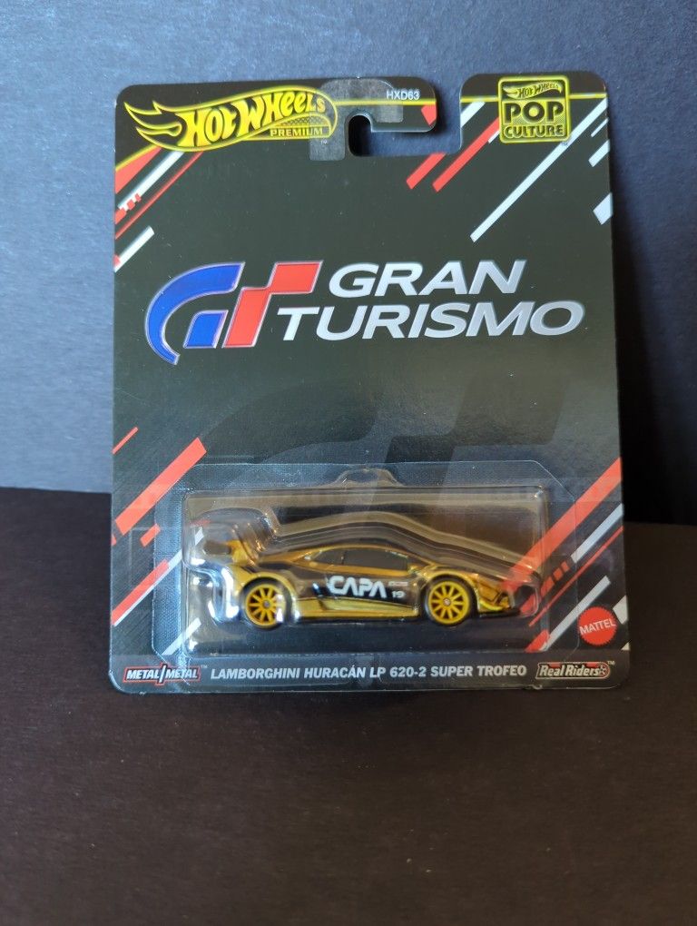 Hot Wheels Premium Pop Culture Gran Turismo Lamborghini Huracan LP 620-2 Super Trofeo 