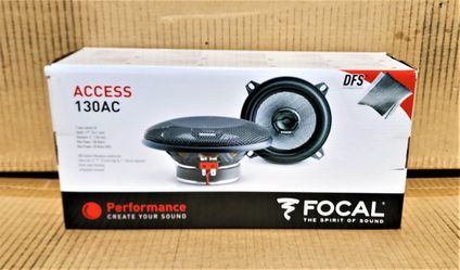 Focal Access Car Speakers 1 Set 5.25" 2-Way Coaxial Speaker System 100 Watts 130AC 🚨 Payment Options Available 🚨 No Credit Needed 🚨 