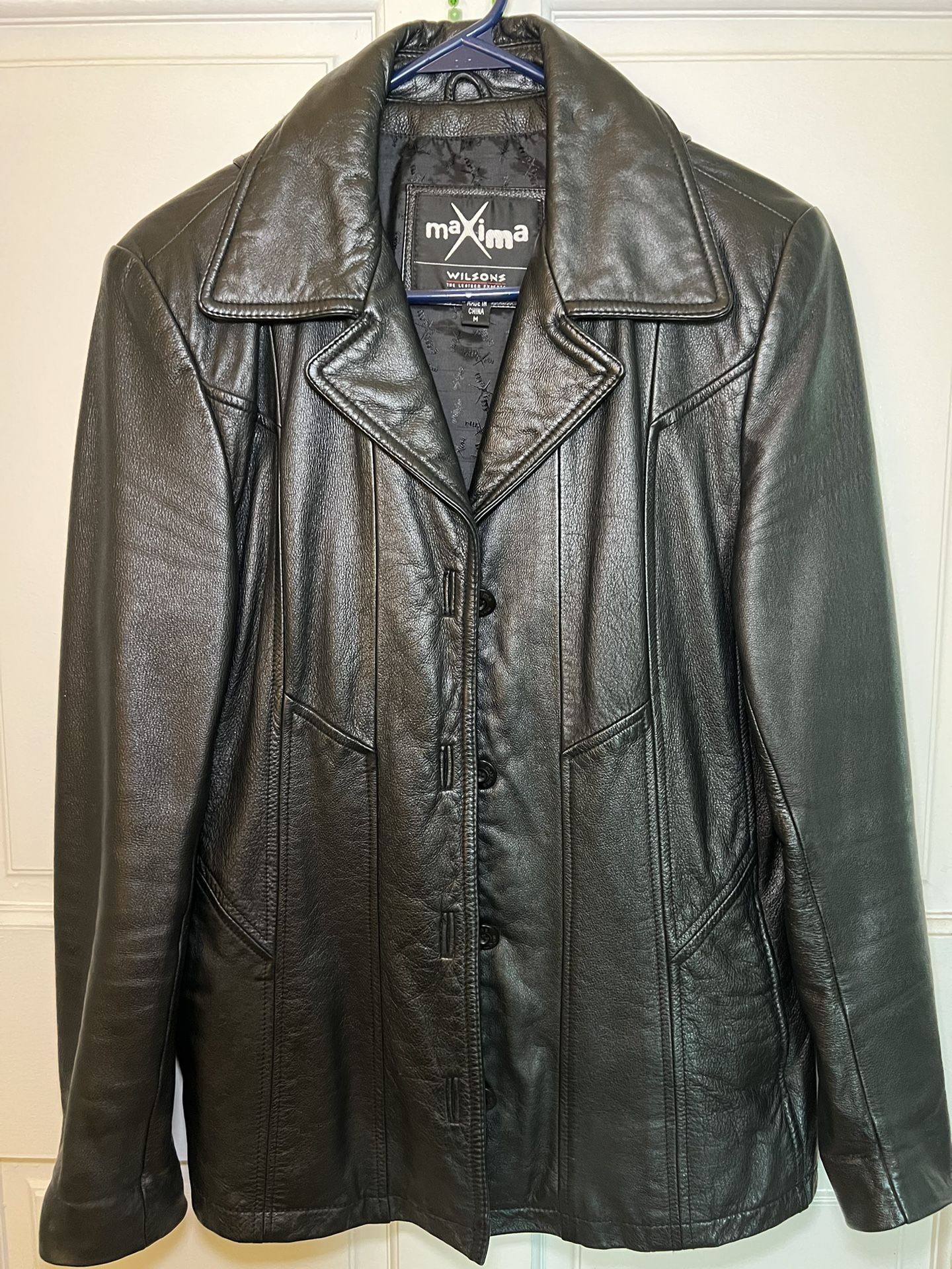 Black Wilson Leather Jacket 