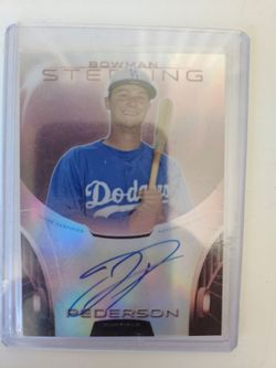 Joc Pedersen Bowman Rookie Refractor Los Angeles Dodgers