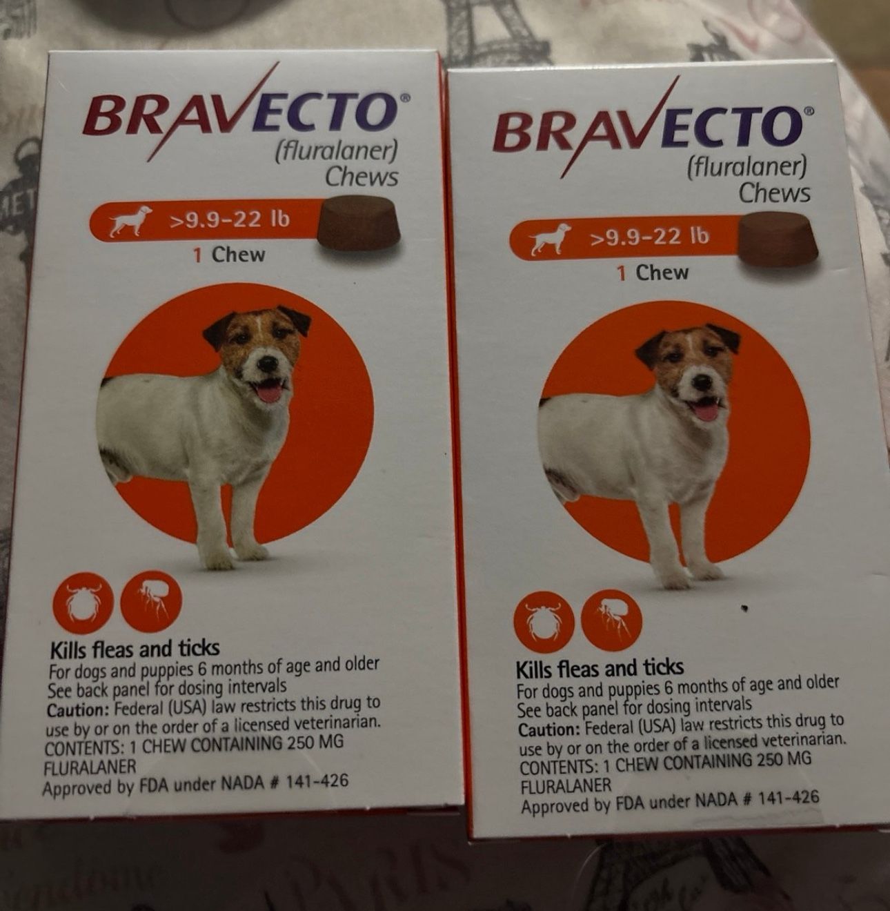 Orange Box For Dogs 9.9-22 Lbs