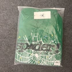 Green Sp5der Hoodies (description)