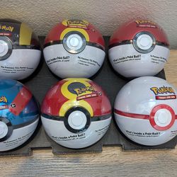 Pokemon Trading Cards Pokeball Tins