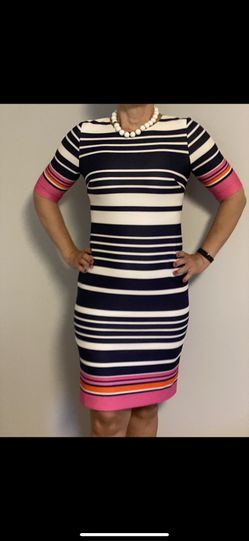 Tailored, lined midi dress size 10 , by ELISA