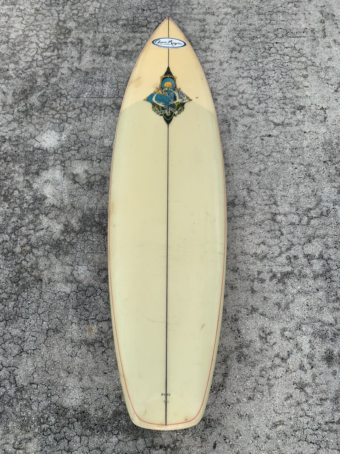 vintage hobie surfboard