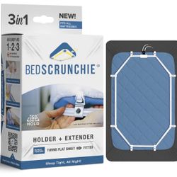Bed Scrunchie Ultimate Bed Sheet Holder Straps kit. New open box  
