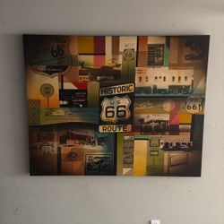 Historic Route 66 Large Picture Frame 