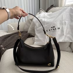 Coach Juliet Medium Leather Shoulder Bag