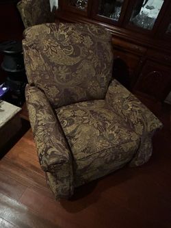 Paisley Upholstered Accent Chair