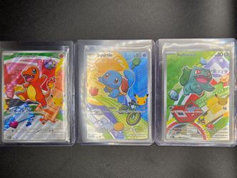 First Partner Collection - Mega Evolution Promo- Charmander Squirtle Bulbasaur