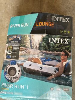 3 Intex River Run Tube Floats