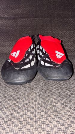Adidas Black and red predators