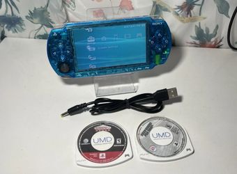 Sony PlayStation Portable (PSP) 1001 With 2 Games & New Battery
