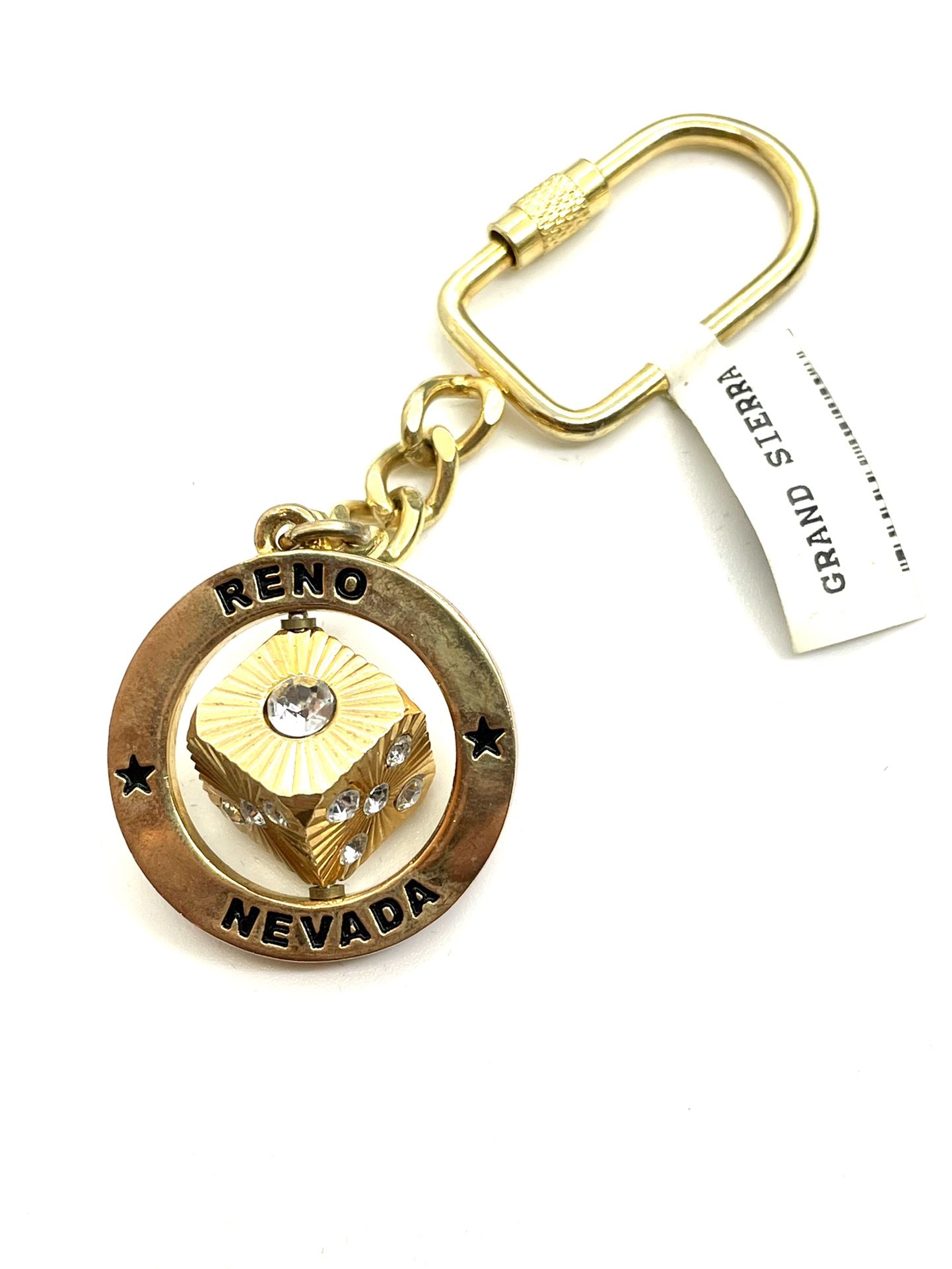 Lucky Reno Crystal Keychain