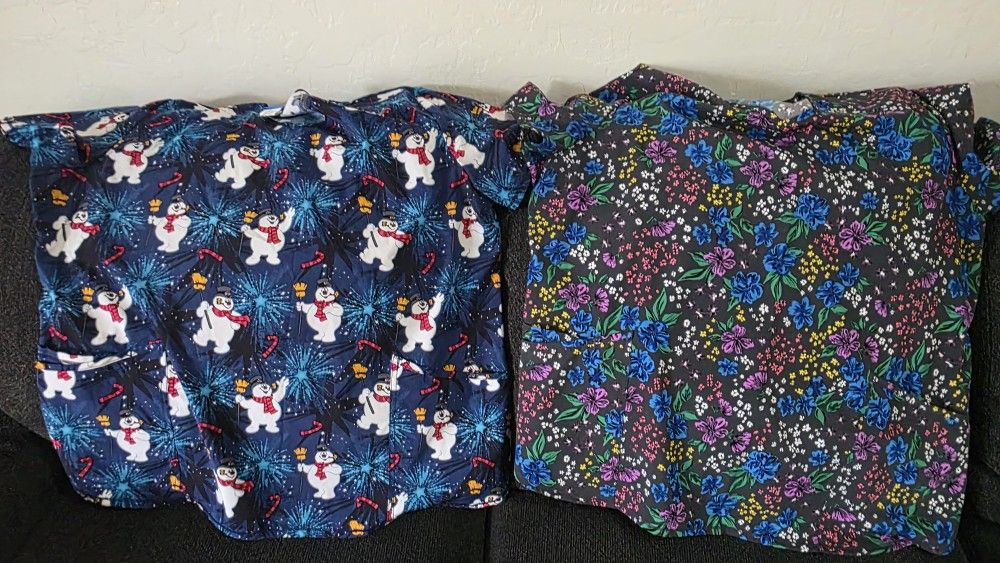 2XL Scrubs Tops. $5