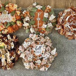 Handmade Holiday Wreaths 
