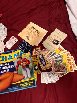 Vintage label lot