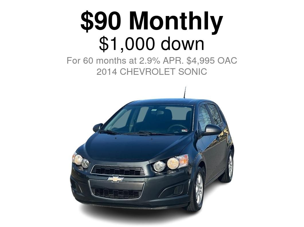 2014 CHEVROLET SONIC