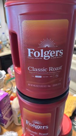 Folgers classic roast ground coffee 40.3 ounce can