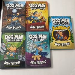 DOG MAN BOOKS By Dav Pilkey