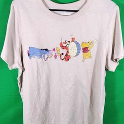 Vintage Winnie the Pooh Marching Band T-shirt Pigglet Tiger Eeyore Size XXL