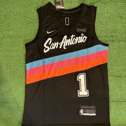 San Antonio Spurs Victor Wembanyama New Black Jersey