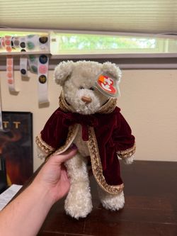 TY The Attic Treasures Collection Gem Let It Snow Plush Bear Holiday 1993