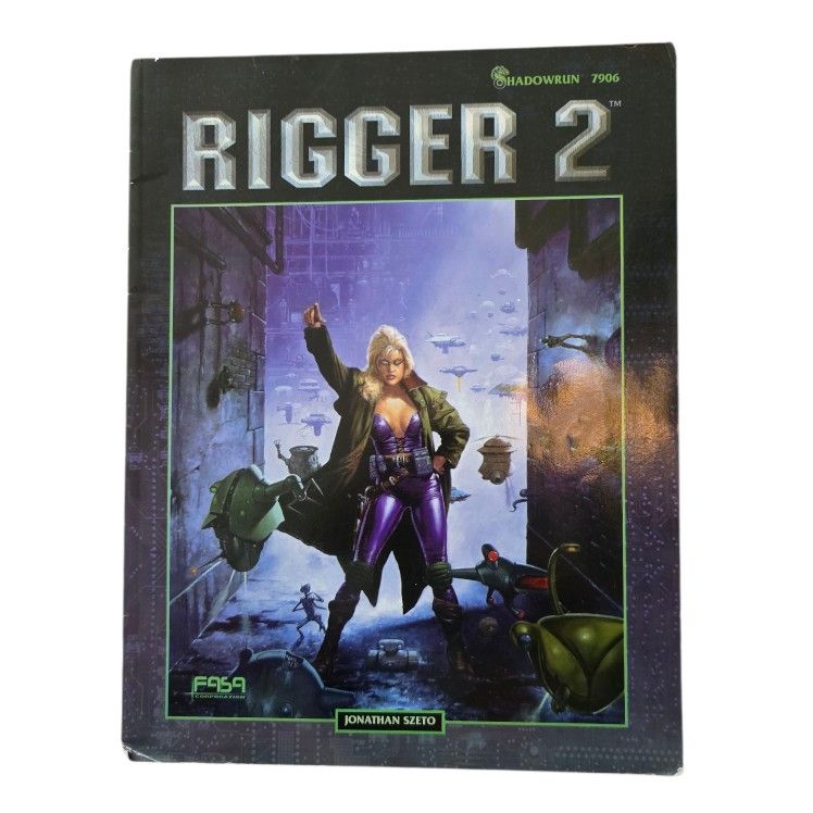Rigger 2 Shadowrun Jonathan Szeto FASA Book Vintage 1997 Game Strategy Guide