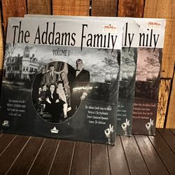 The Addams Family Volumes 1,2, and 3 on laserdisc - Sealed