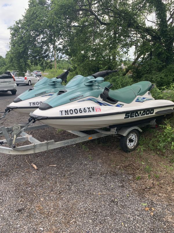 2 2000 Seadoo GTI with double trailer for Sale in Nashville, TN OfferUp