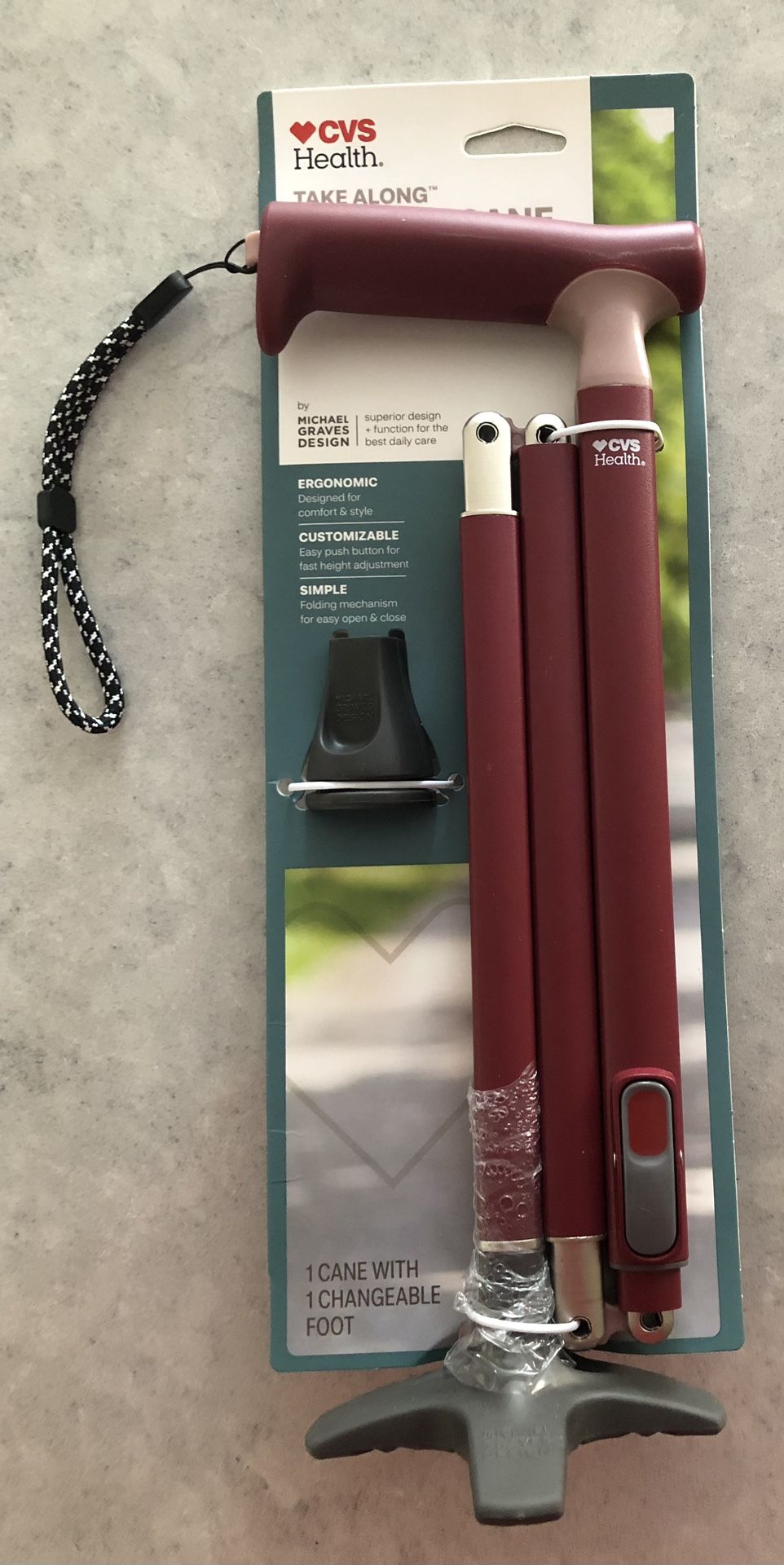 Take Along Folding Cane