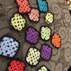 10 Pieces Handmade Crochet Cotton 2.50*2.50
