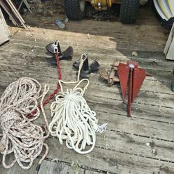 Assorted Boat Anchors 