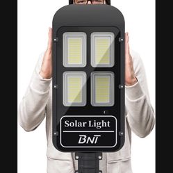 180000lumen Solar Street Lights Outdoor Waterproof, 6500K Super Bright Solar Parking Lot Lights Dusk to Dawn Solar Powered Led Street Lights with Remo