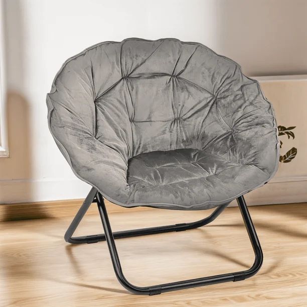 Grezone Folding Saucer Moon Chair