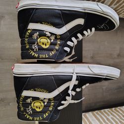 **Vans Colorful High-Top Shoes (Size 12)**  